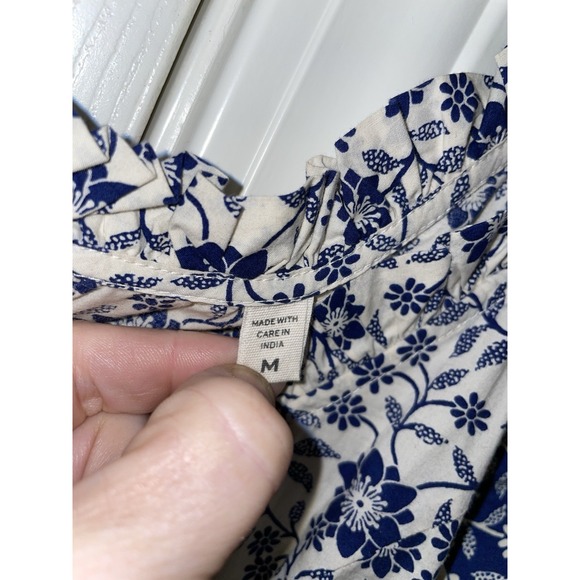 DOEN SIMONETTA DRESS SIZE MEDIUM ORGANIC COTTON Cottagecore Meadow Maxi - Picture 7 of 15